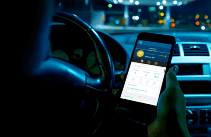Lucep app in car