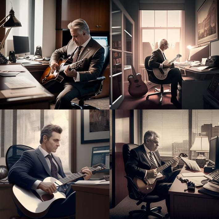 Blog header image for 5 Business leaders with a passion for Music