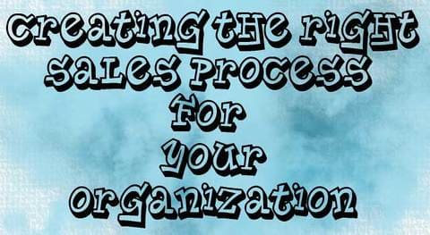 Blog header image for Creating the Right Sales Process for Your Organization