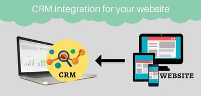 CRM website integration