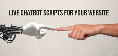 live chatbot scripts websit Lucep