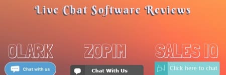 Blog header image for Which is the Best Live Chat Software? Olark, Zoho, Zopim Reviews