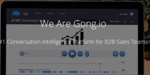 gong.io sales tech gong.io sales tech
